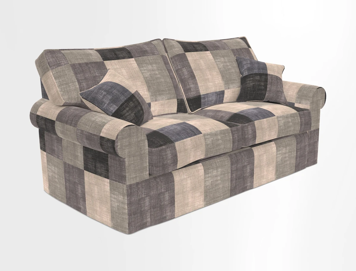 Upperton Sofa Bed in Floral Linen Even So Verde
