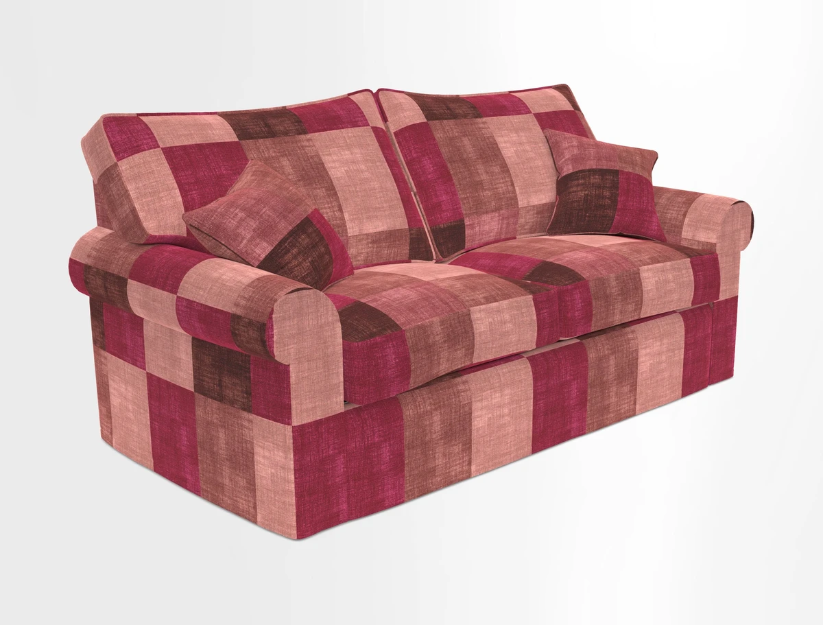 Upperton Sofa Bed in Floral Linen Even So Verde