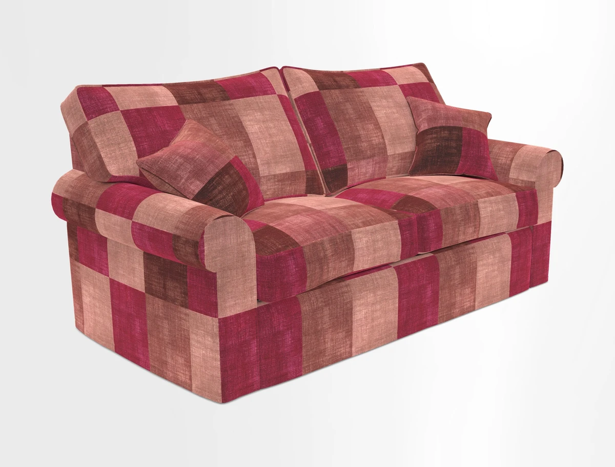 Upperton Sofa Bed in Floral Linen Even So Verde