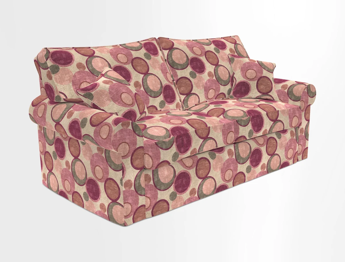 Upperton Sofa Bed in Floral Linen Even So Verde
