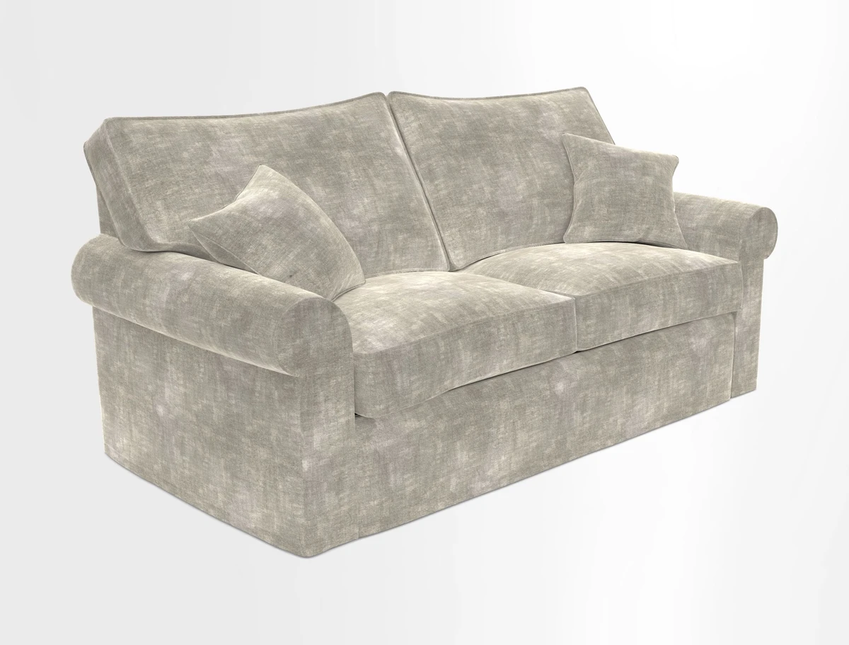 Upperton Sofa Bed in Floral Linen Even So Verde