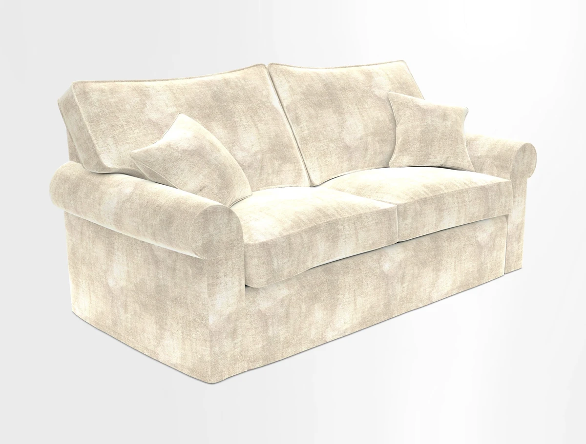 Upperton Sofa Bed in Floral Linen Even So Verde