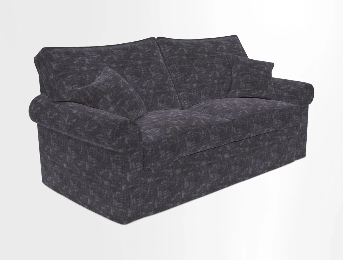 Upperton Sofa Bed in Floral Linen Even So Verde