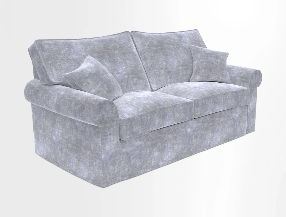 Upperton Sofa Bed in Floral Linen Even So Verde