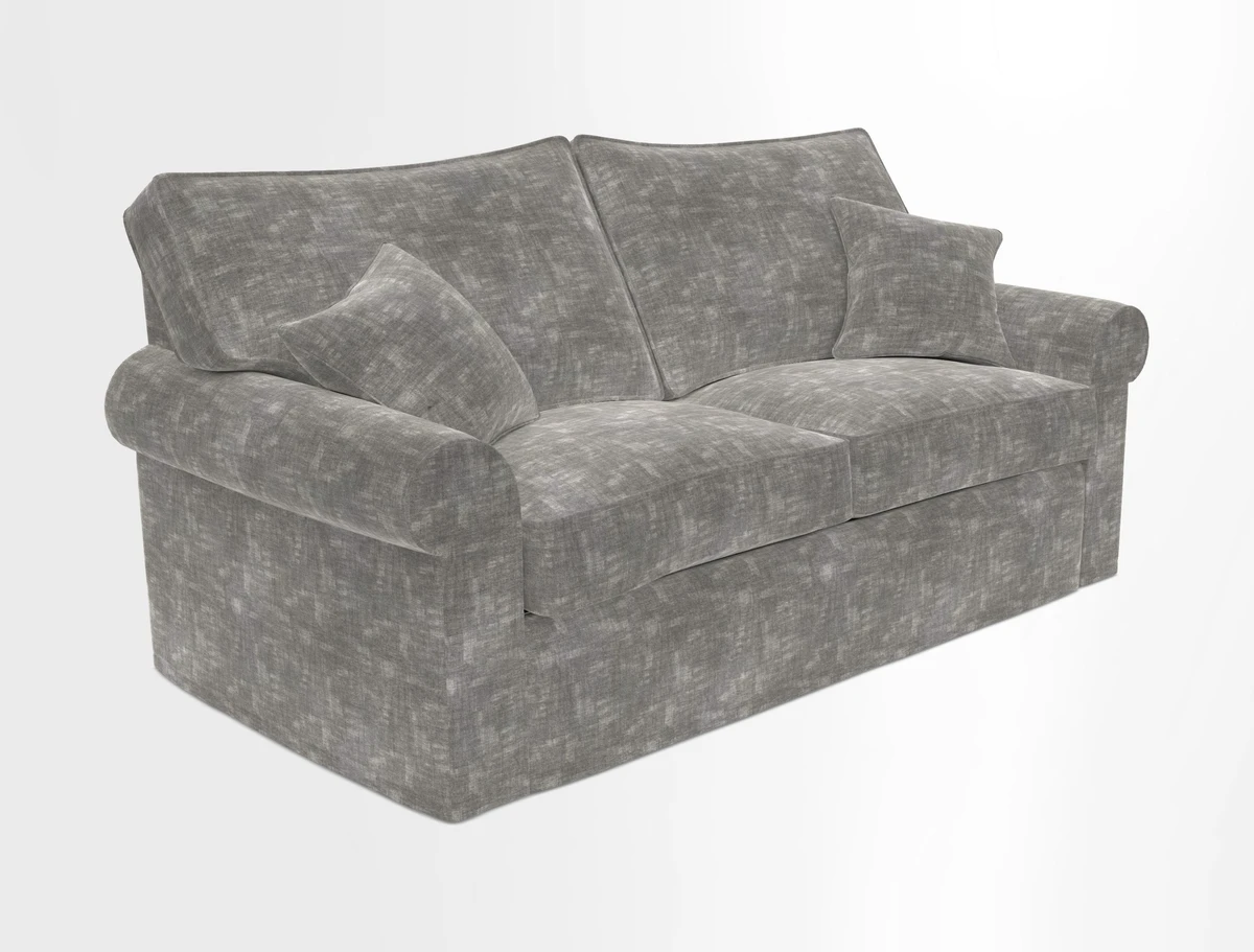 Upperton Sofa Bed in Floral Linen Even So Verde