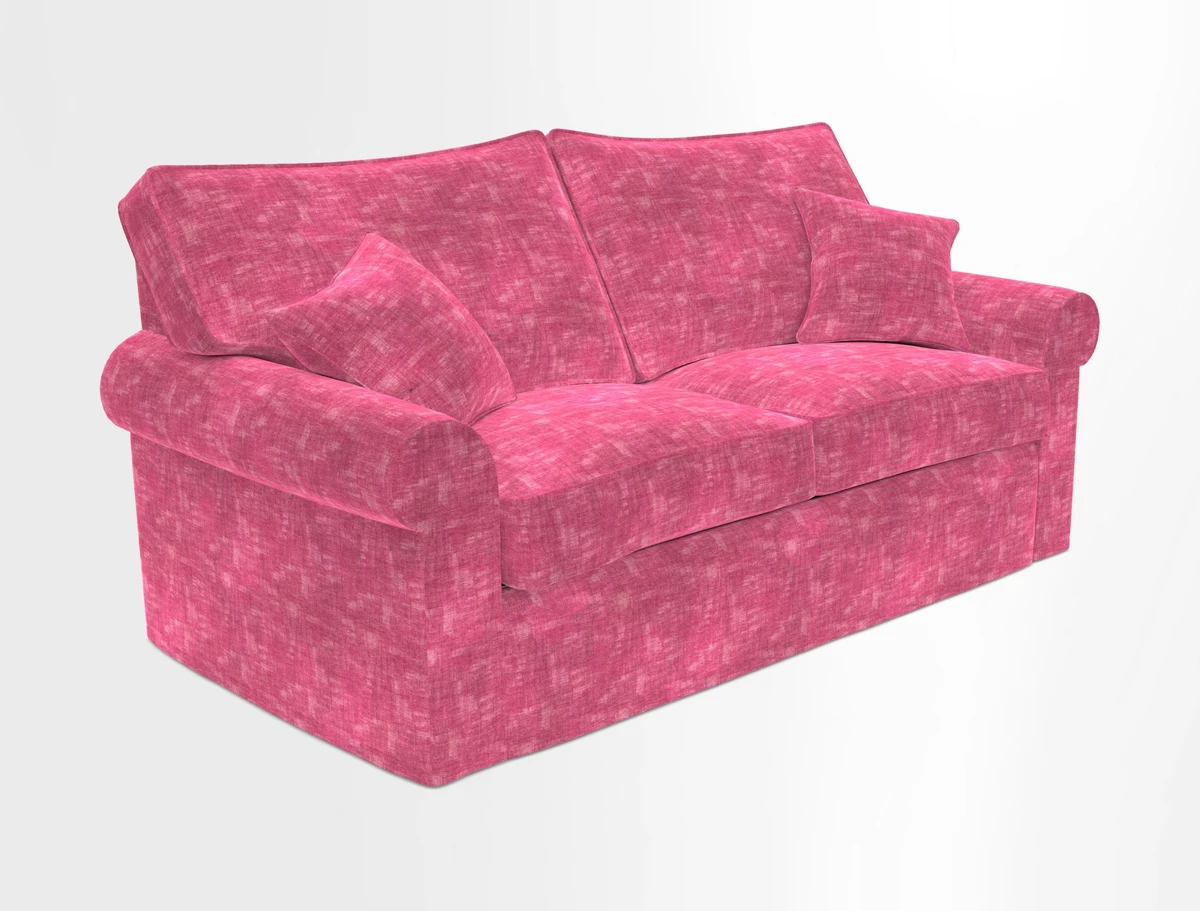 Upperton Sofa Bed in Floral Linen Even So Verde