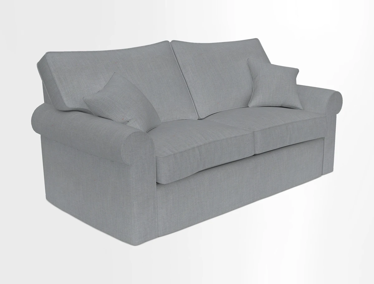 Upperton Sofa Bed in Floral Linen Even So Verde