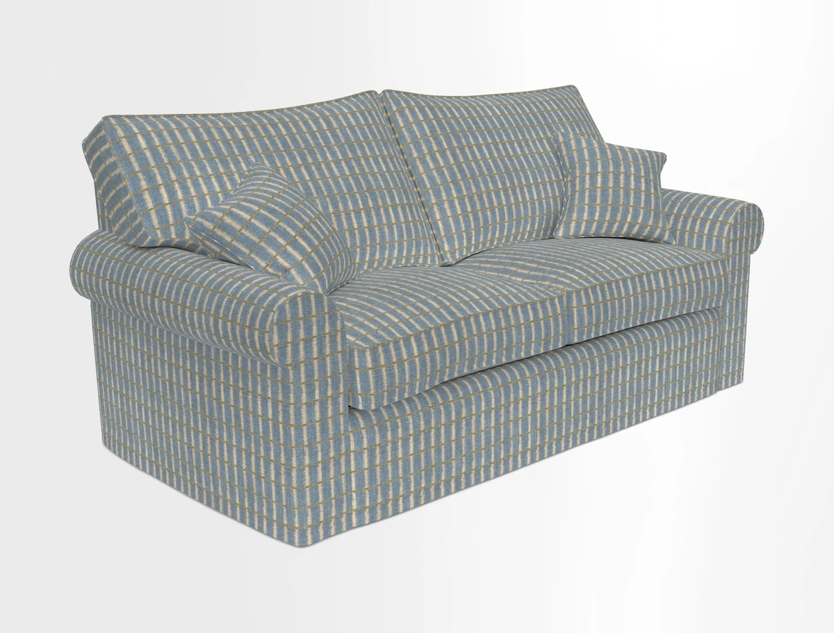 Upperton Sofa Bed in Floral Linen Even So Verde