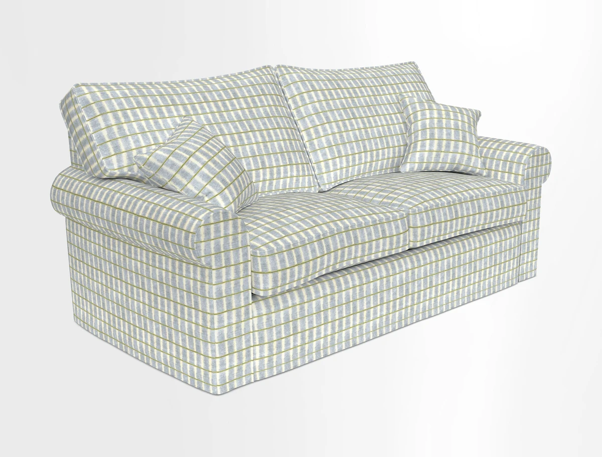 Upperton Sofa Bed in Floral Linen Even So Verde