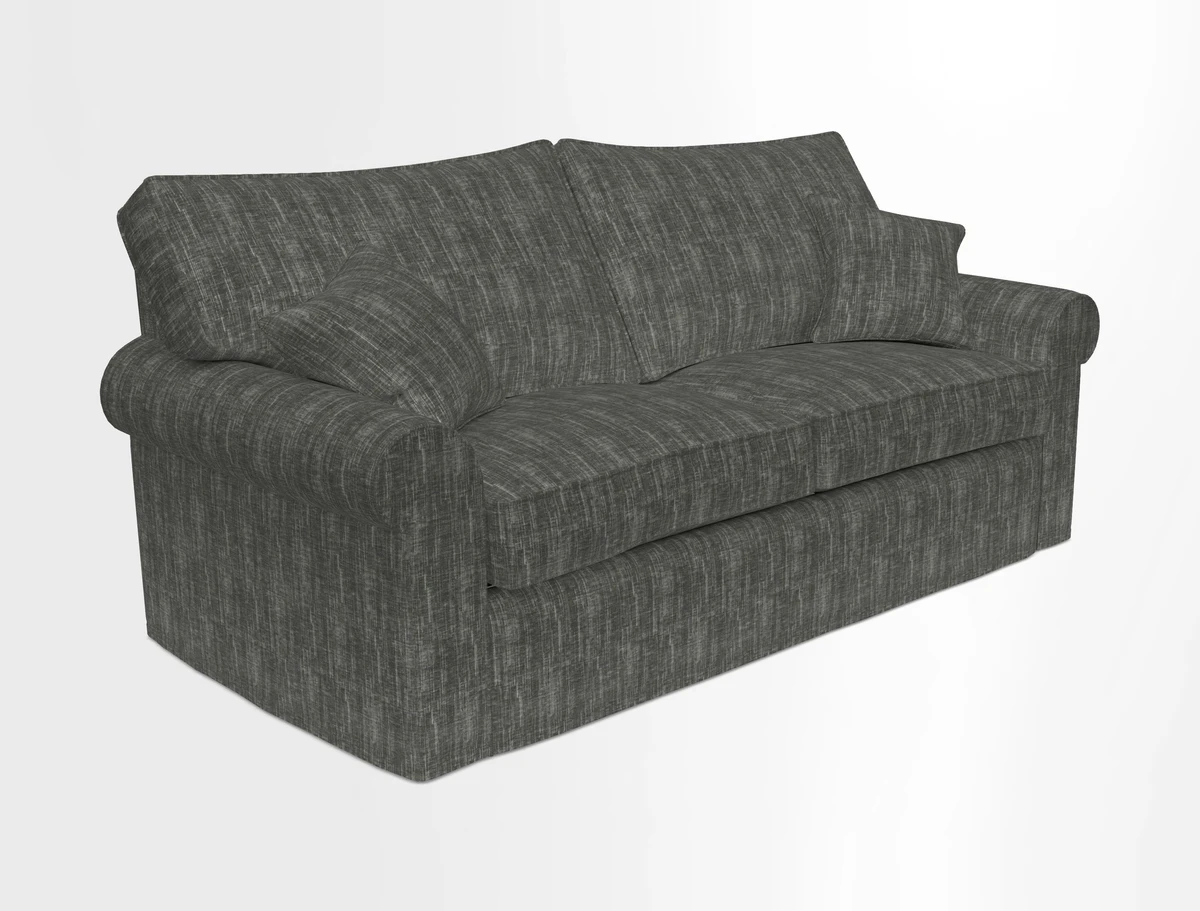 Upperton Sofa Bed in Floral Linen Even So Verde