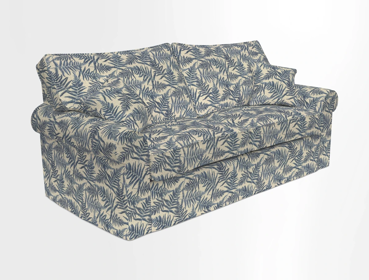 Upperton Sofa Bed in Floral Linen Even So Verde