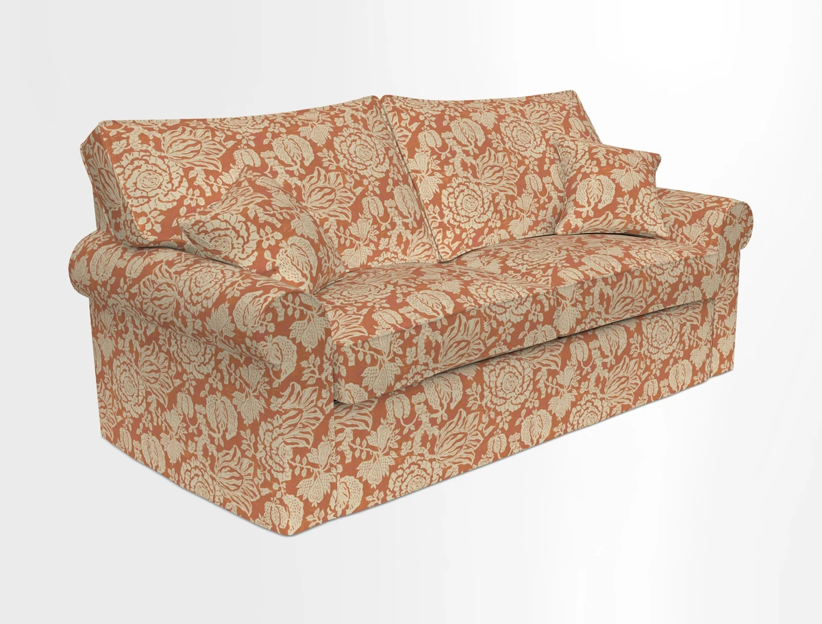 Upperton Sofa Bed in Floral Linen Even So Verde
