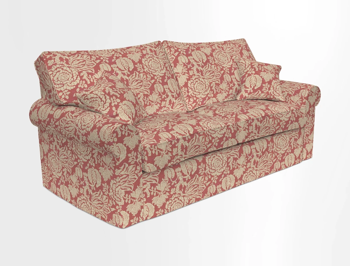 Upperton Sofa Bed in Floral Linen Even So Verde