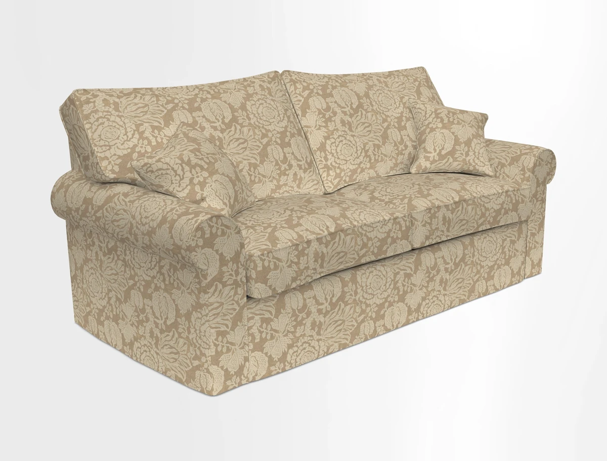 Upperton Sofa Bed in Floral Linen Even So Verde