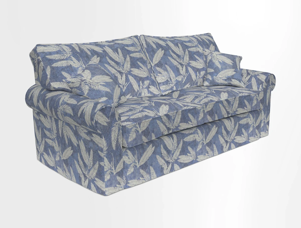 Upperton Sofa Bed in Floral Linen Even So Verde