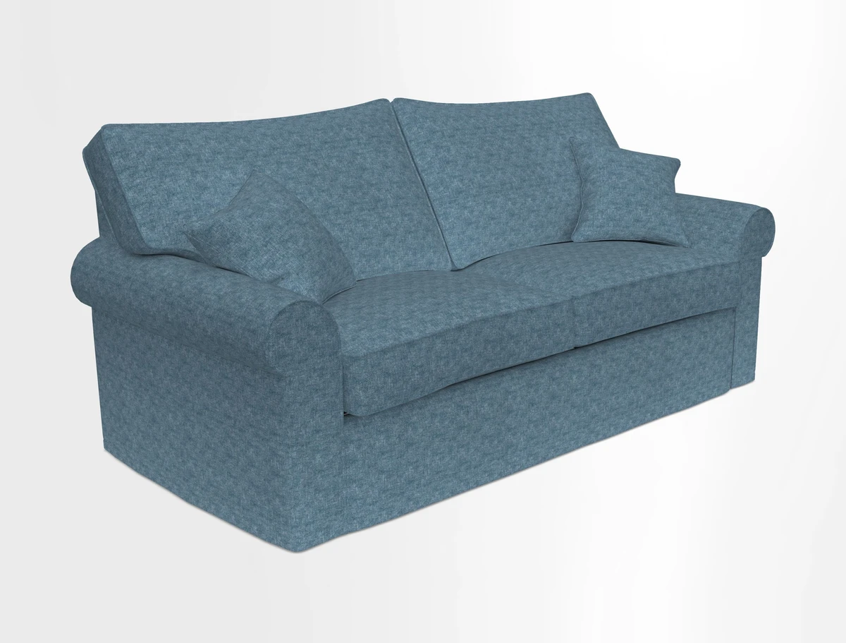 Upperton Sofa Bed in Floral Linen Even So Verde