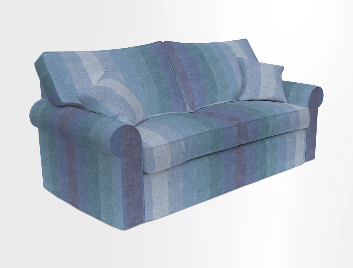 Upperton Sofa Bed in Floral Linen Even So Verde