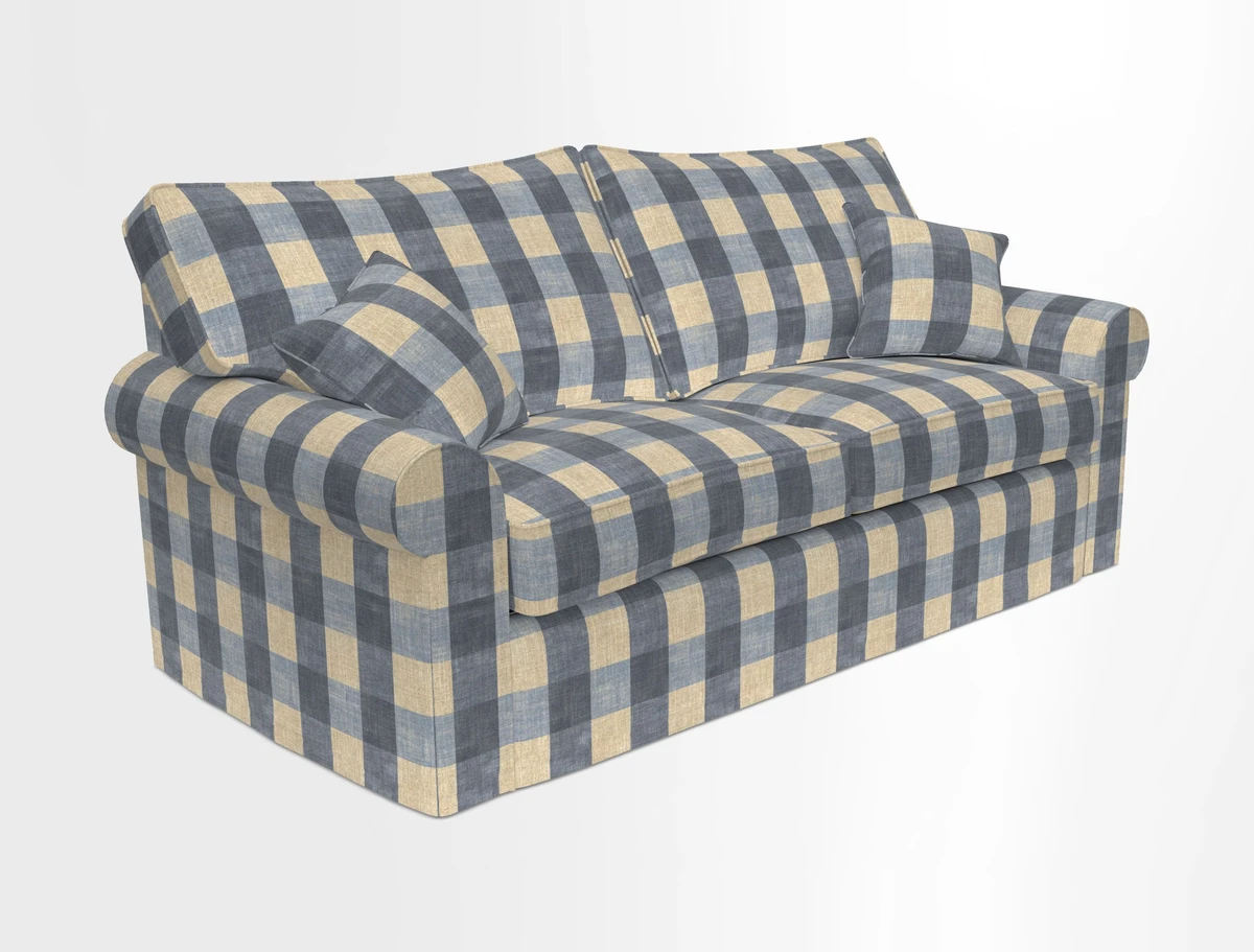 Upperton Sofa Bed in Floral Linen Even So Verde