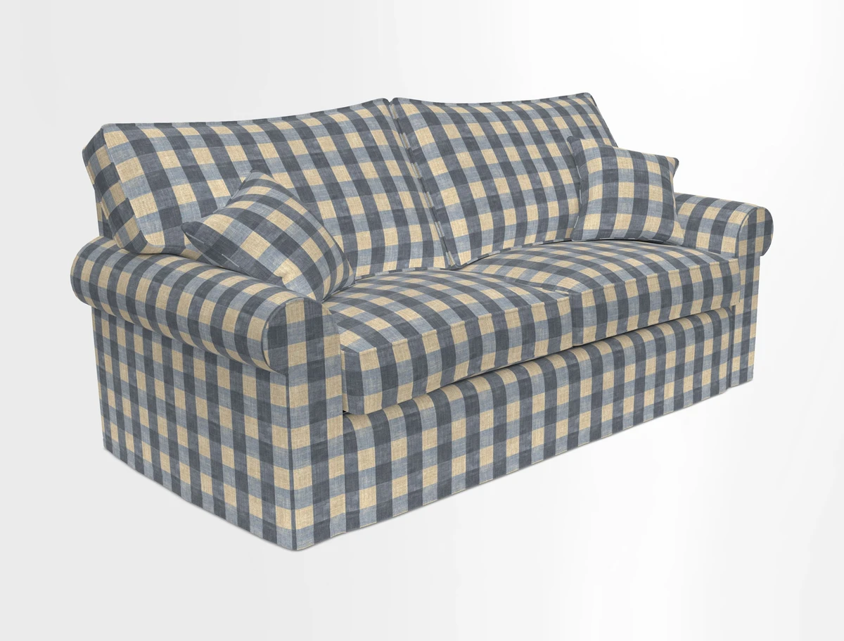 Upperton Sofa Bed in Floral Linen Even So Verde