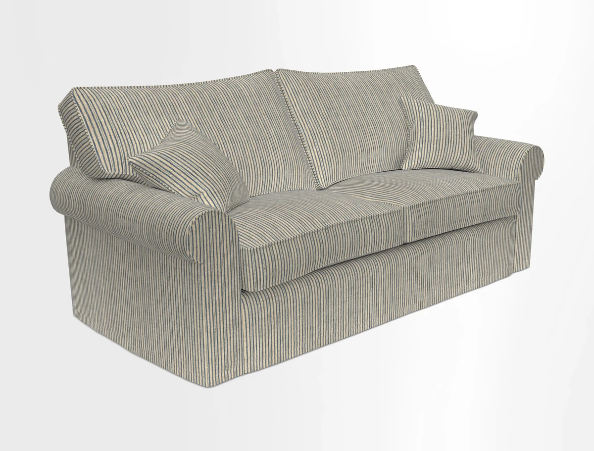 Upperton Sofa Bed in Floral Linen Even So Verde
