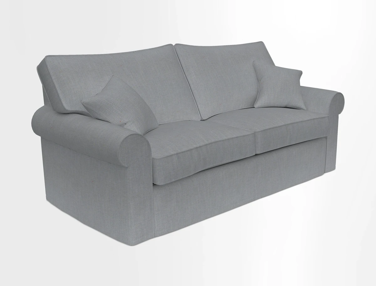 Upperton Sofa Bed in Floral Linen Even So Verde