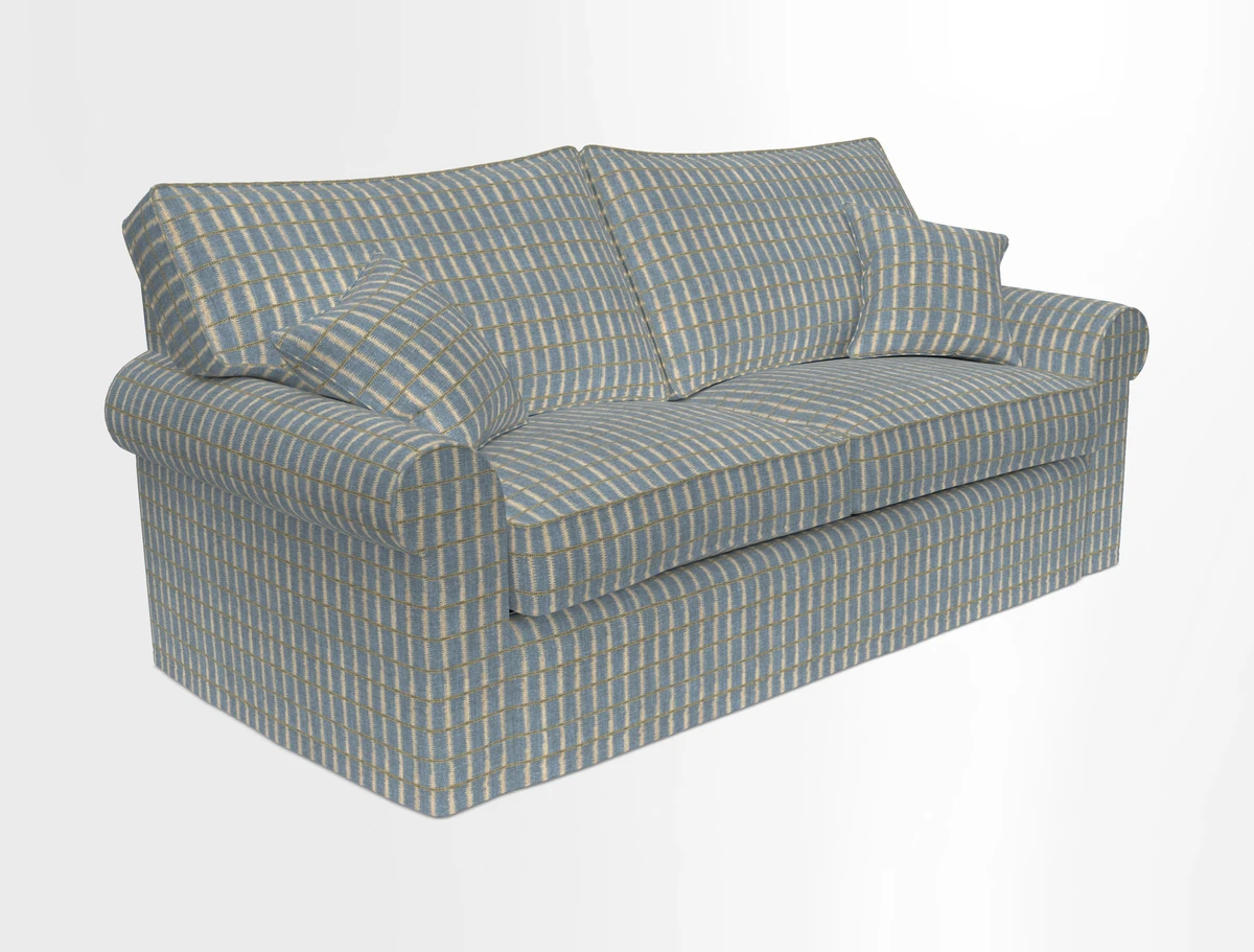 Upperton Sofa Bed in Floral Linen Even So Verde