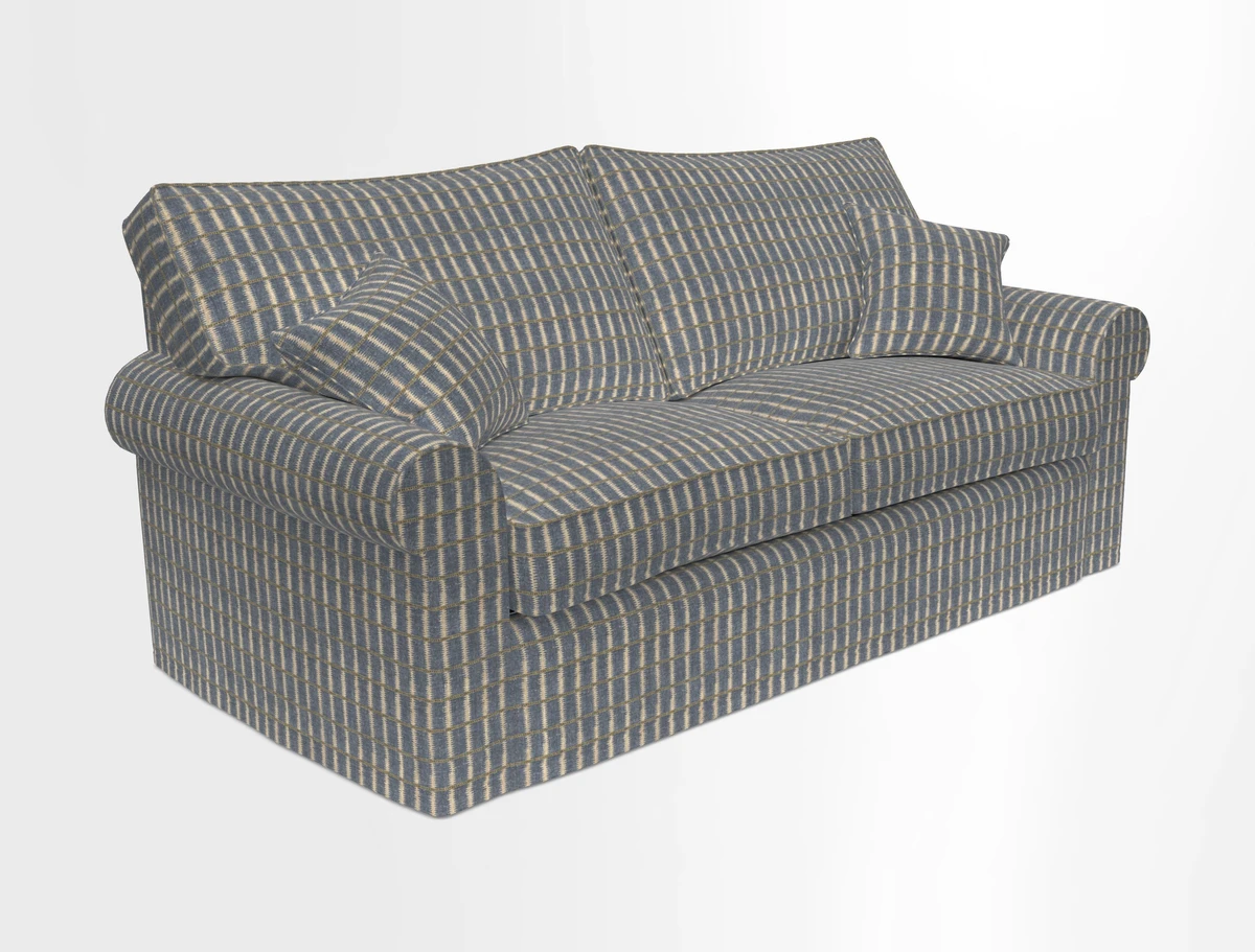 Upperton Sofa Bed in Floral Linen Even So Verde