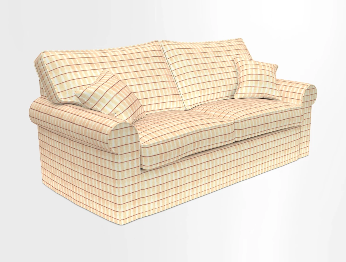 Upperton Sofa Bed in Floral Linen Even So Verde
