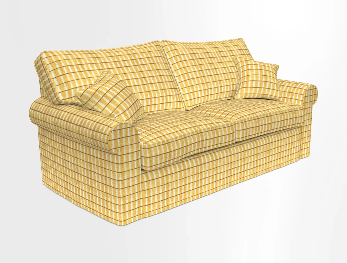 Upperton Sofa Bed in Floral Linen Even So Verde