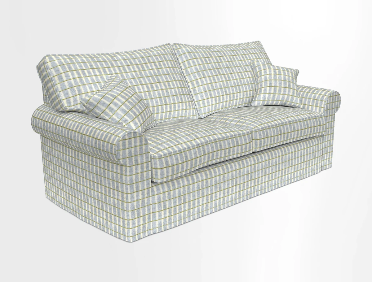Upperton Sofa Bed in Floral Linen Even So Verde