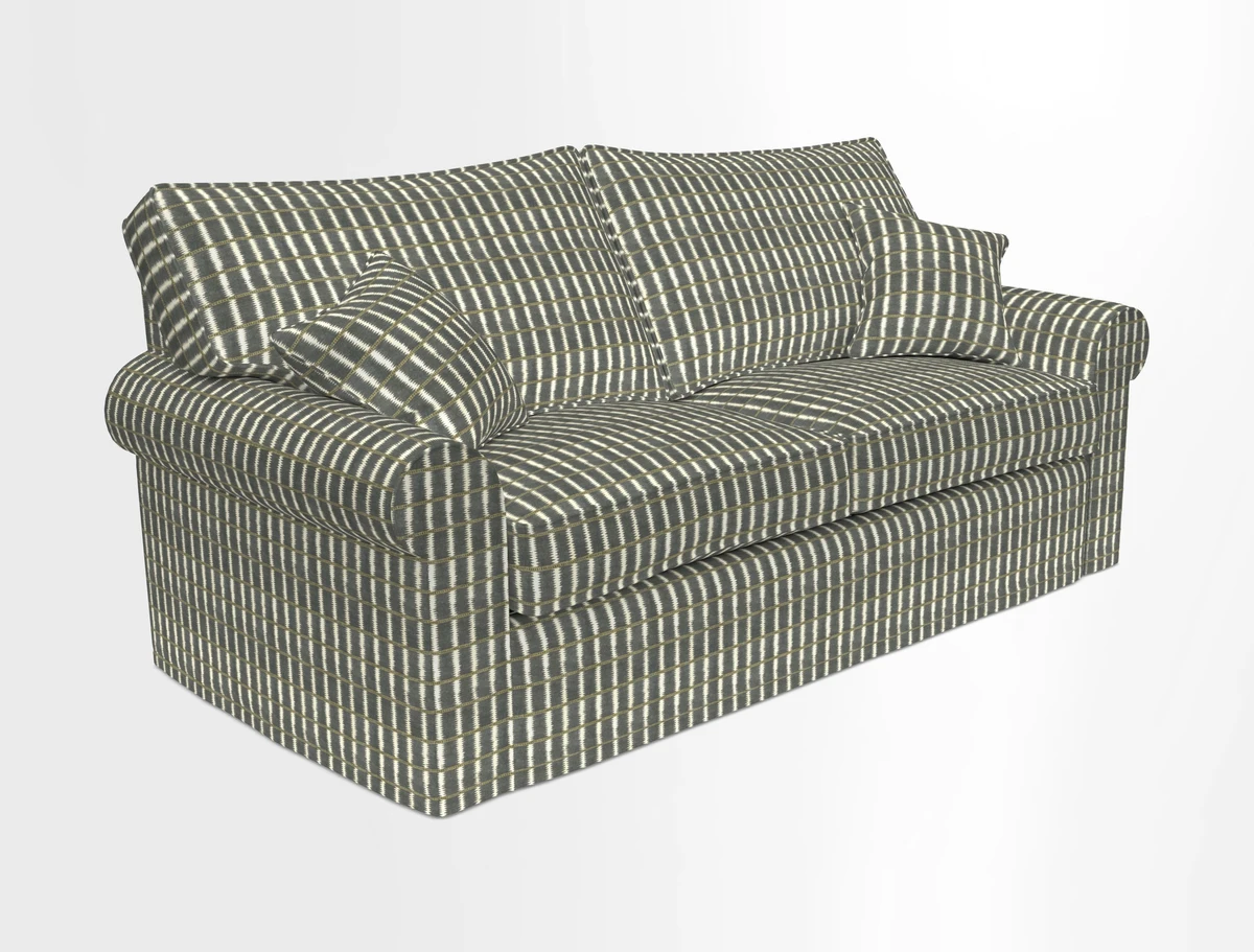 Upperton Sofa Bed in Floral Linen Even So Verde