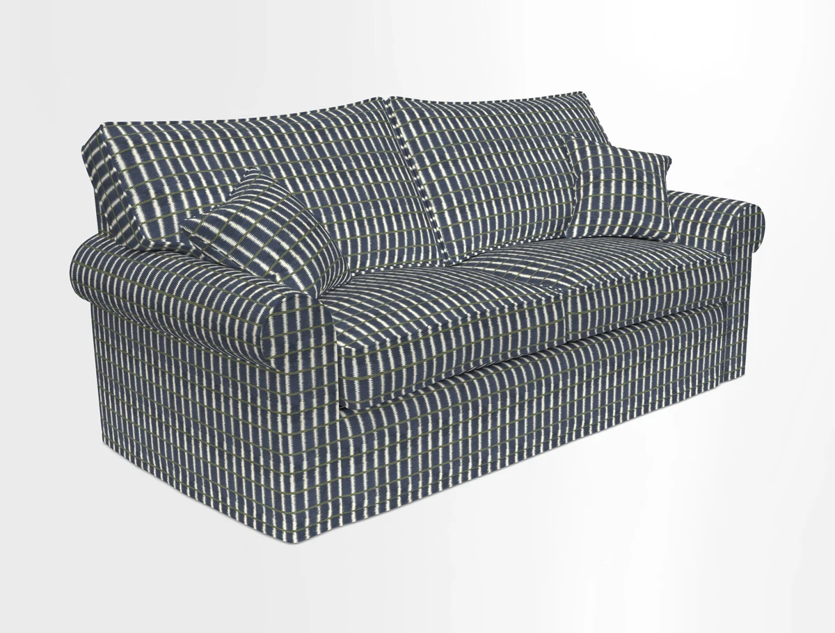 Upperton Sofa Bed in Floral Linen Even So Verde