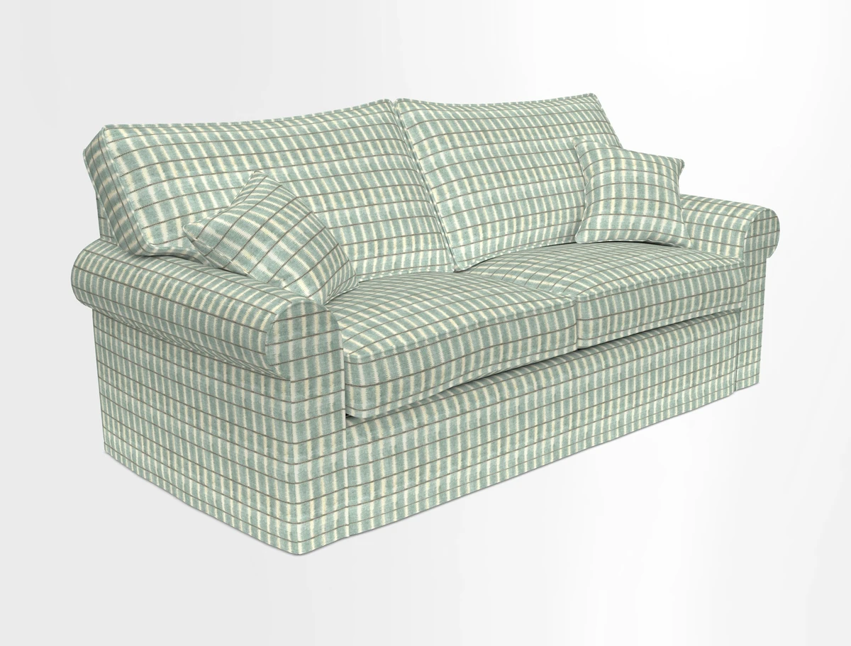 Upperton Sofa Bed in Floral Linen Even So Verde