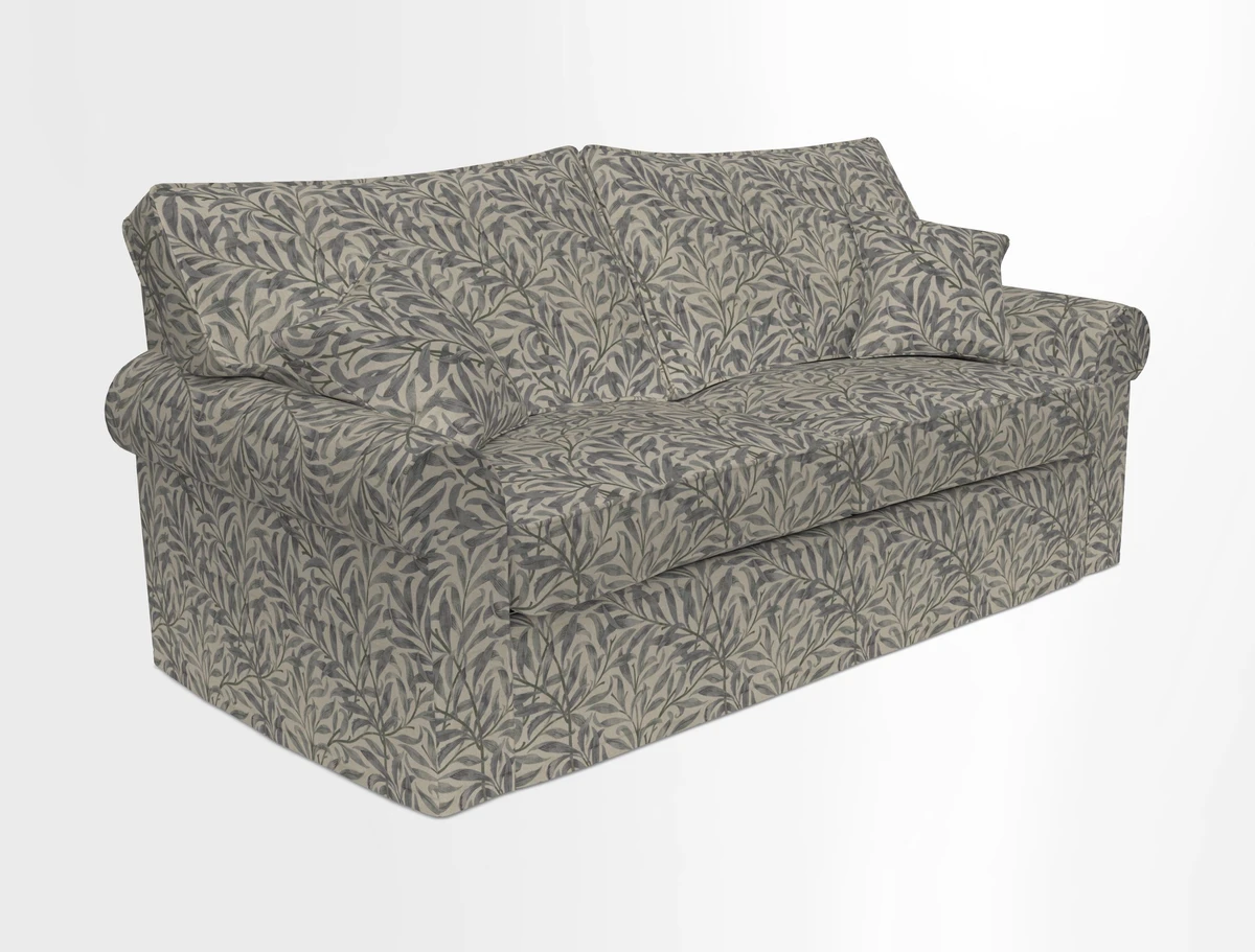 Upperton Sofa Bed in Floral Linen Even So Verde