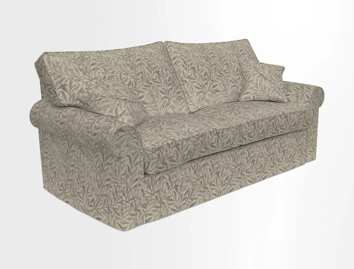 Upperton Sofa Bed in Floral Linen Even So Verde