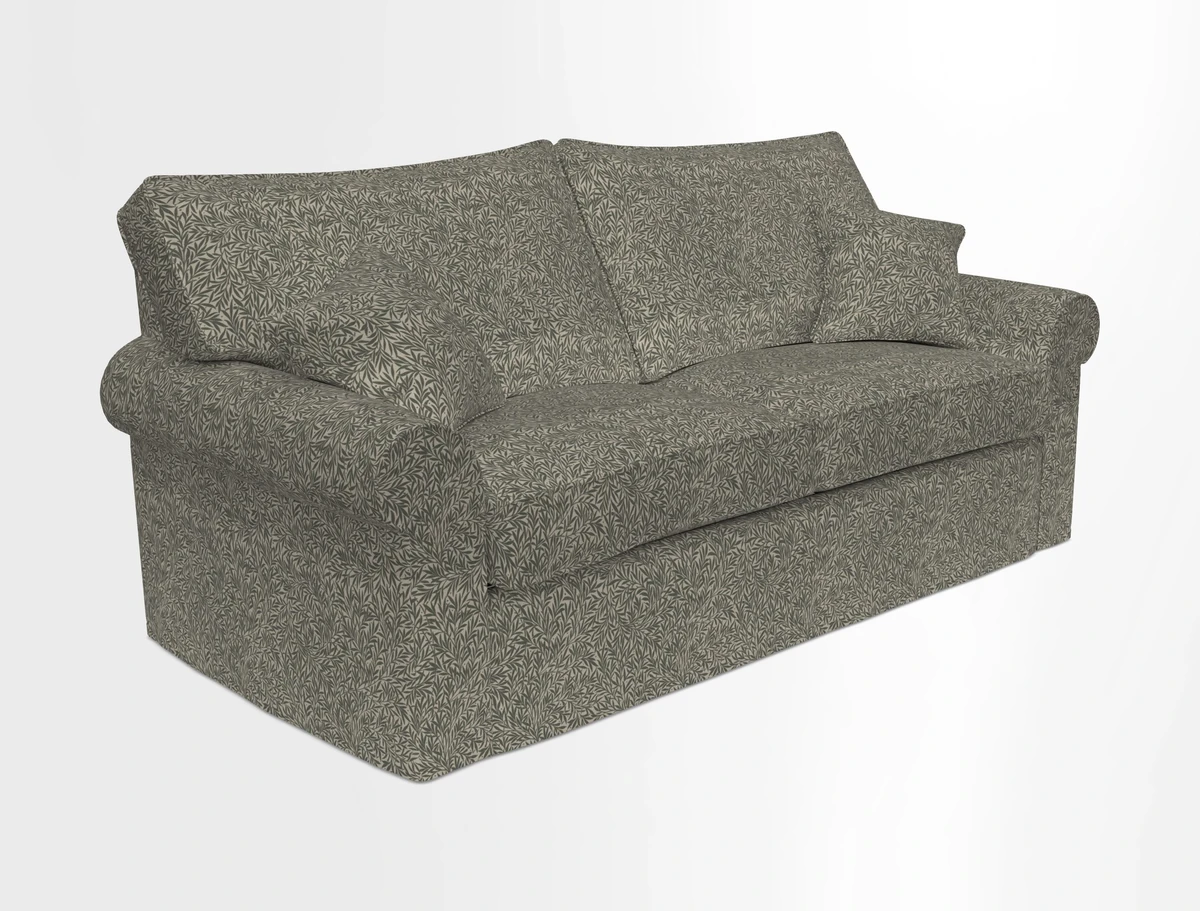 Upperton Sofa Bed in Floral Linen Even So Verde