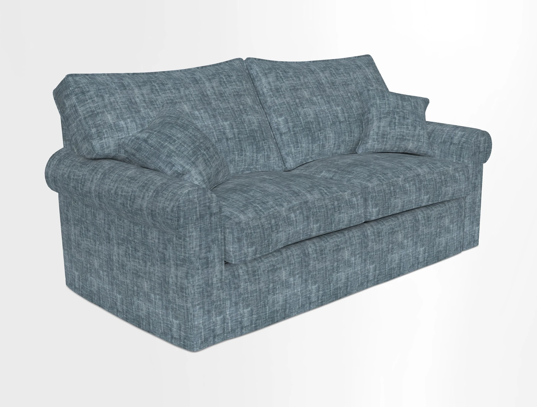 Upperton Sofa Bed in Floral Linen Even So Verde