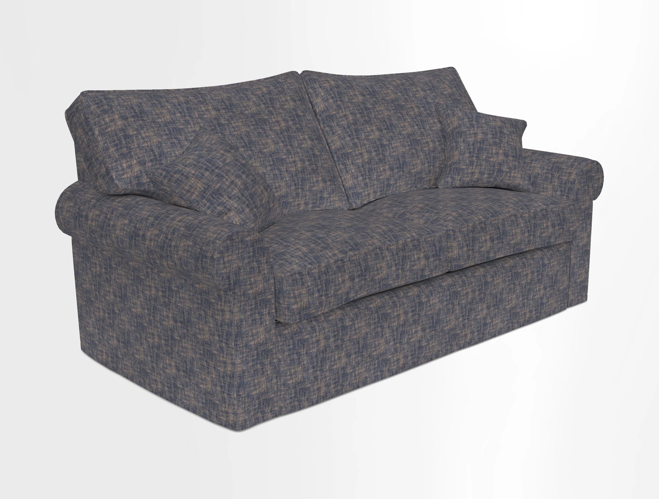 Upperton Sofa Bed in Floral Linen Even So Verde