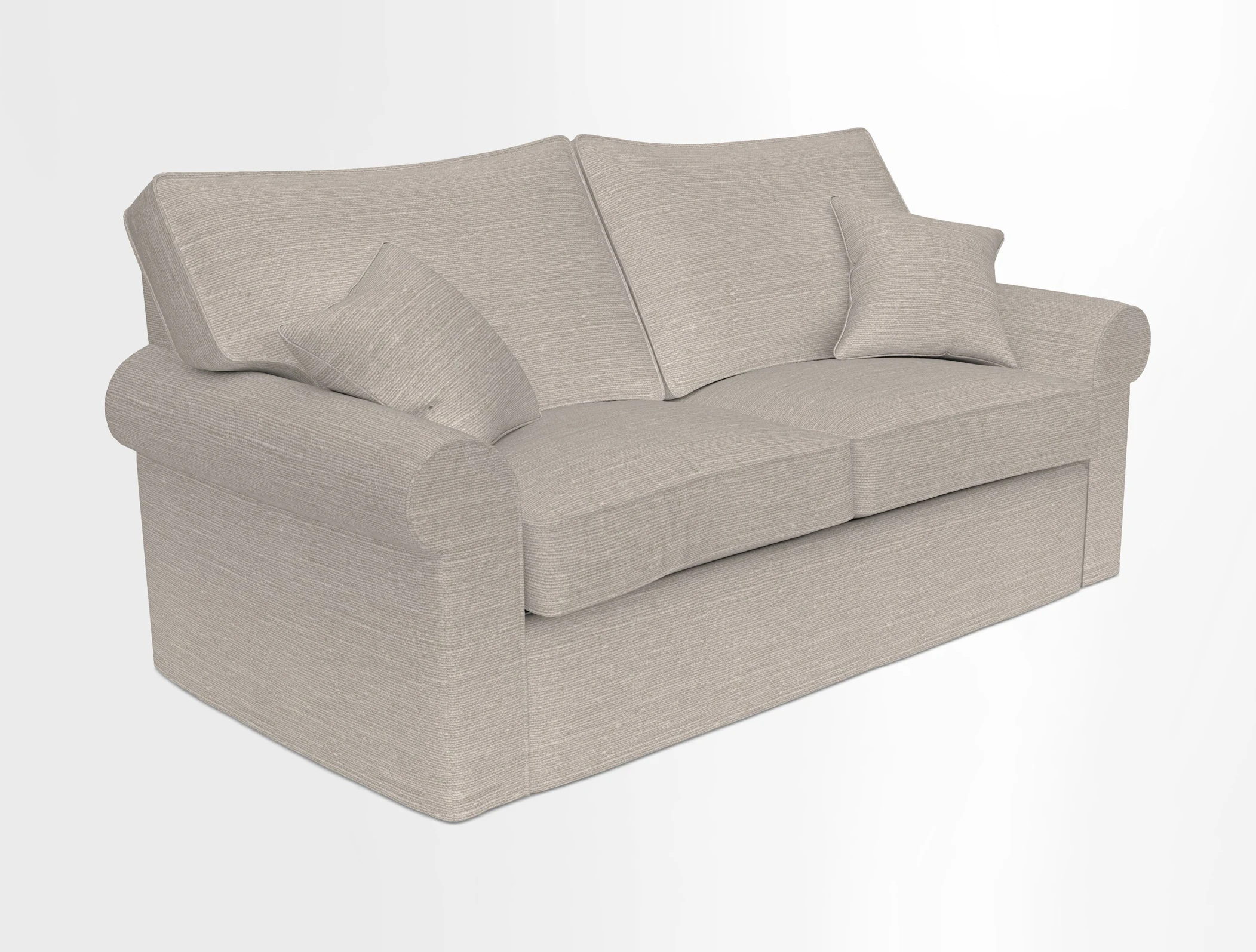 Upperton Sofa Bed in Floral Linen Even So Verde