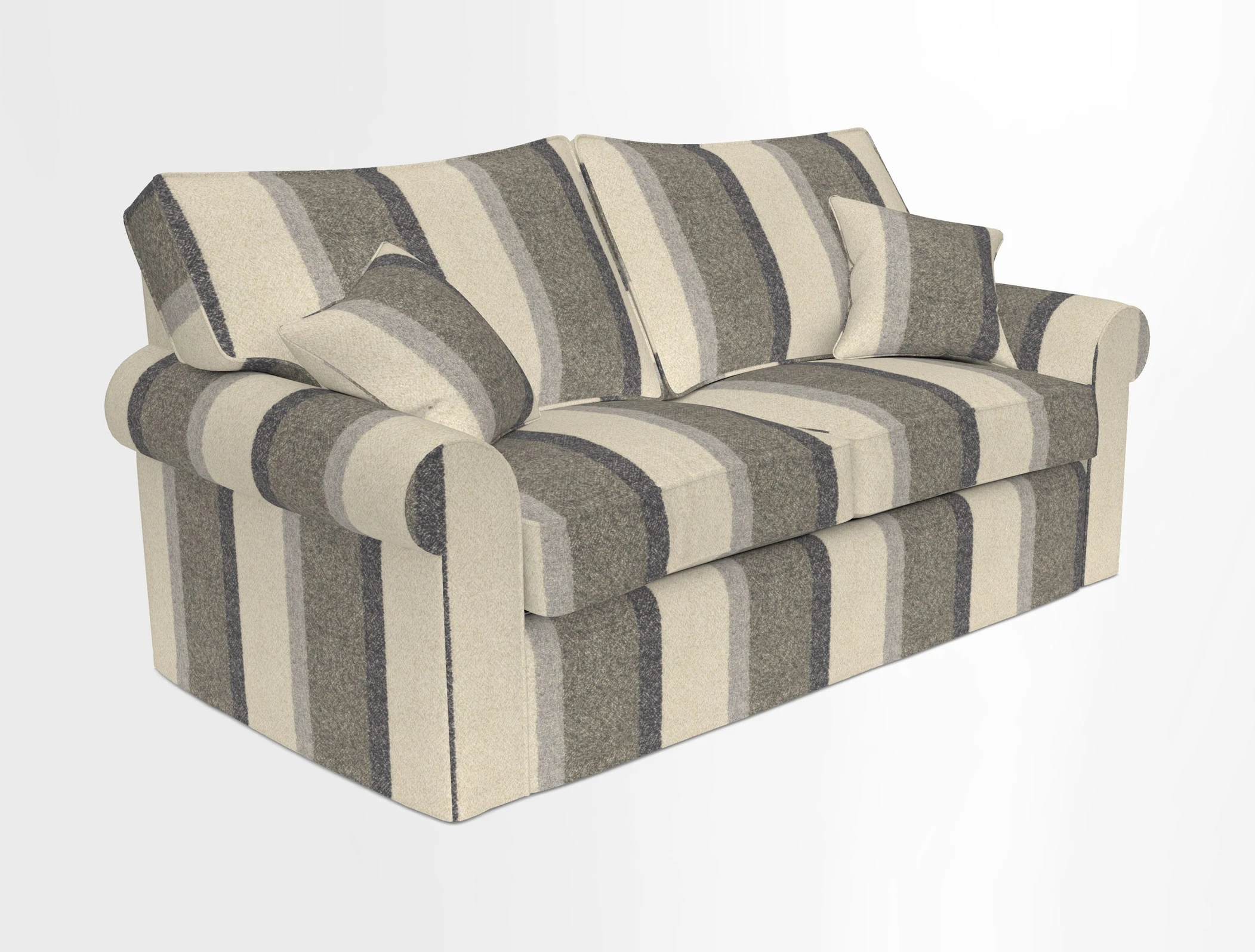Upperton Sofa Bed in Floral Linen Even So Verde