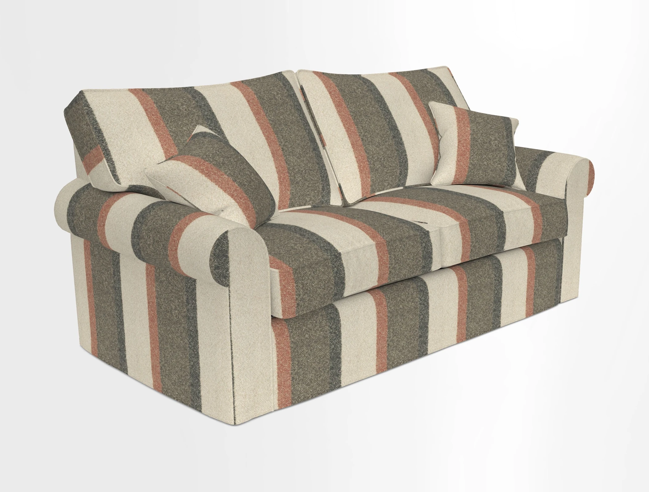 Upperton Sofa Bed in Floral Linen Even So Verde