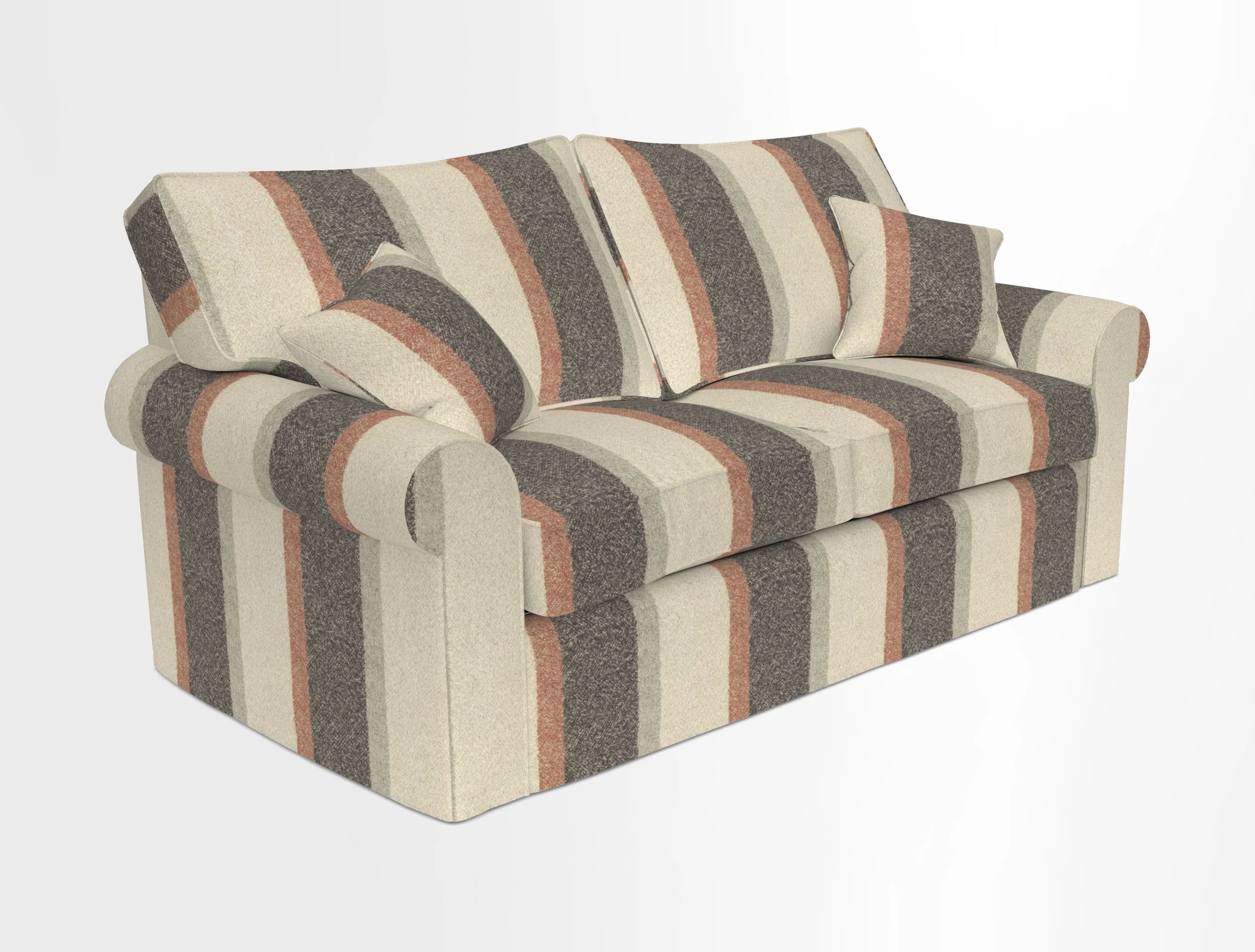 Upperton Sofa Bed in Floral Linen Even So Verde
