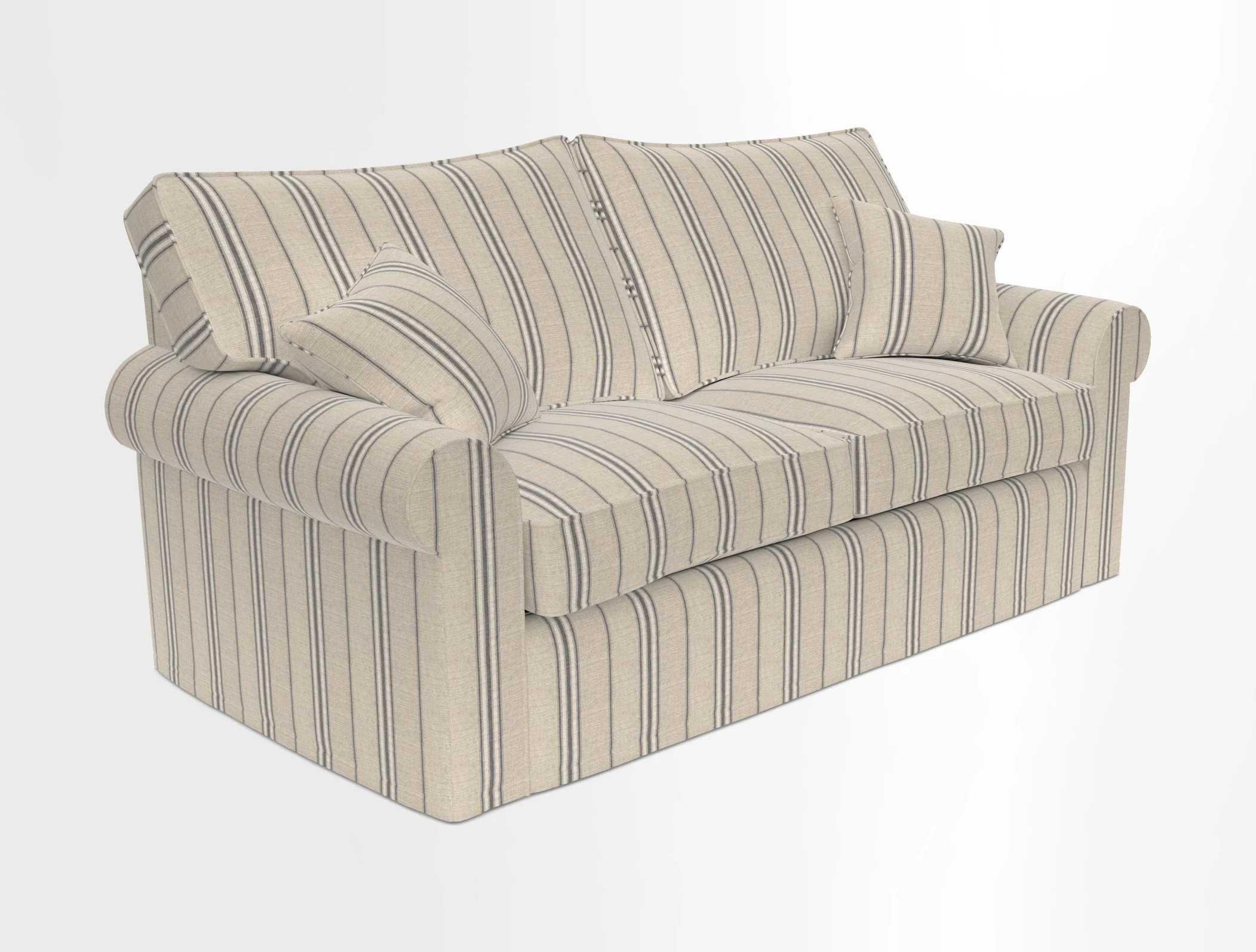 Upperton Sofa Bed in Floral Linen Even So Verde