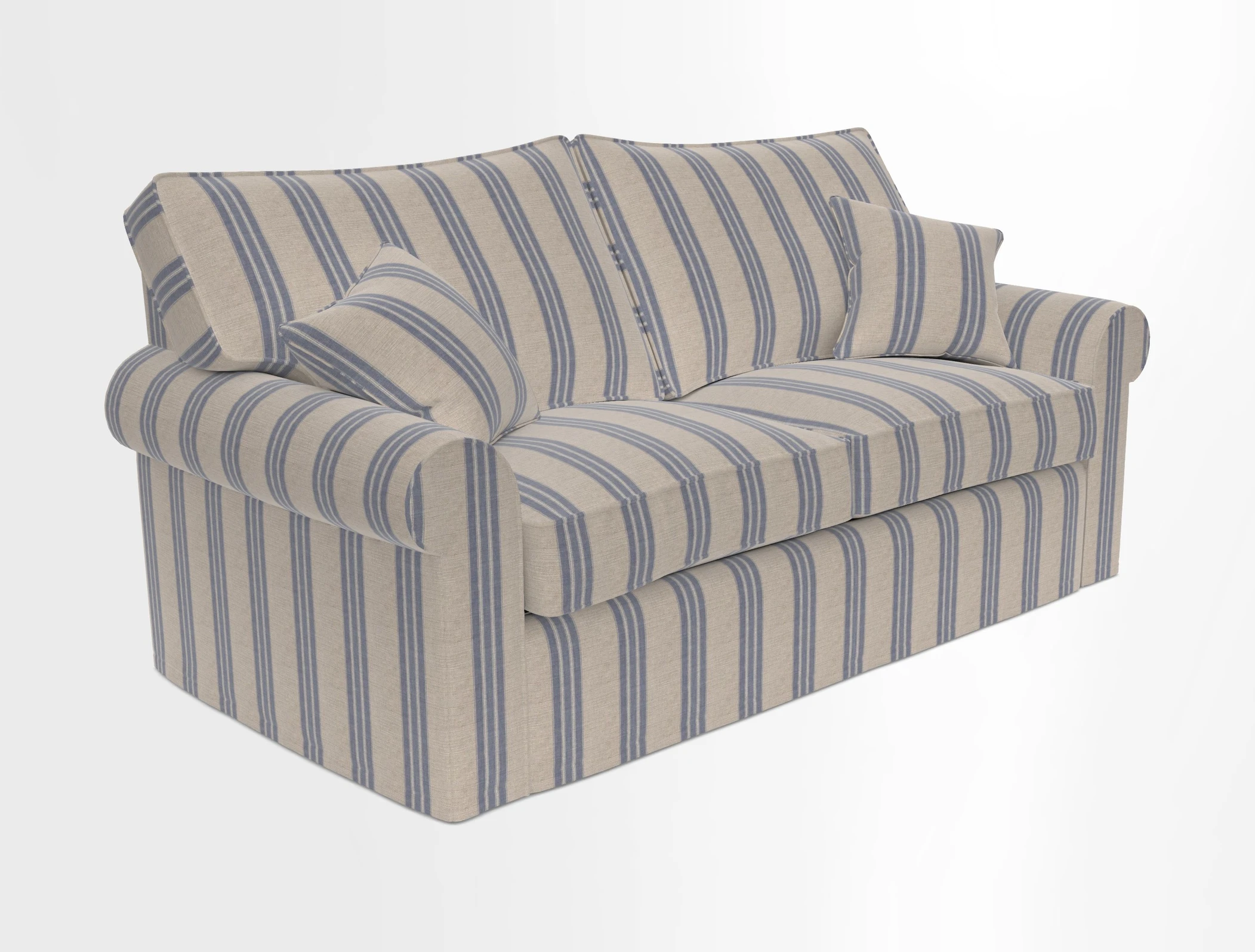 Upperton Sofa Bed in Floral Linen Even So Verde