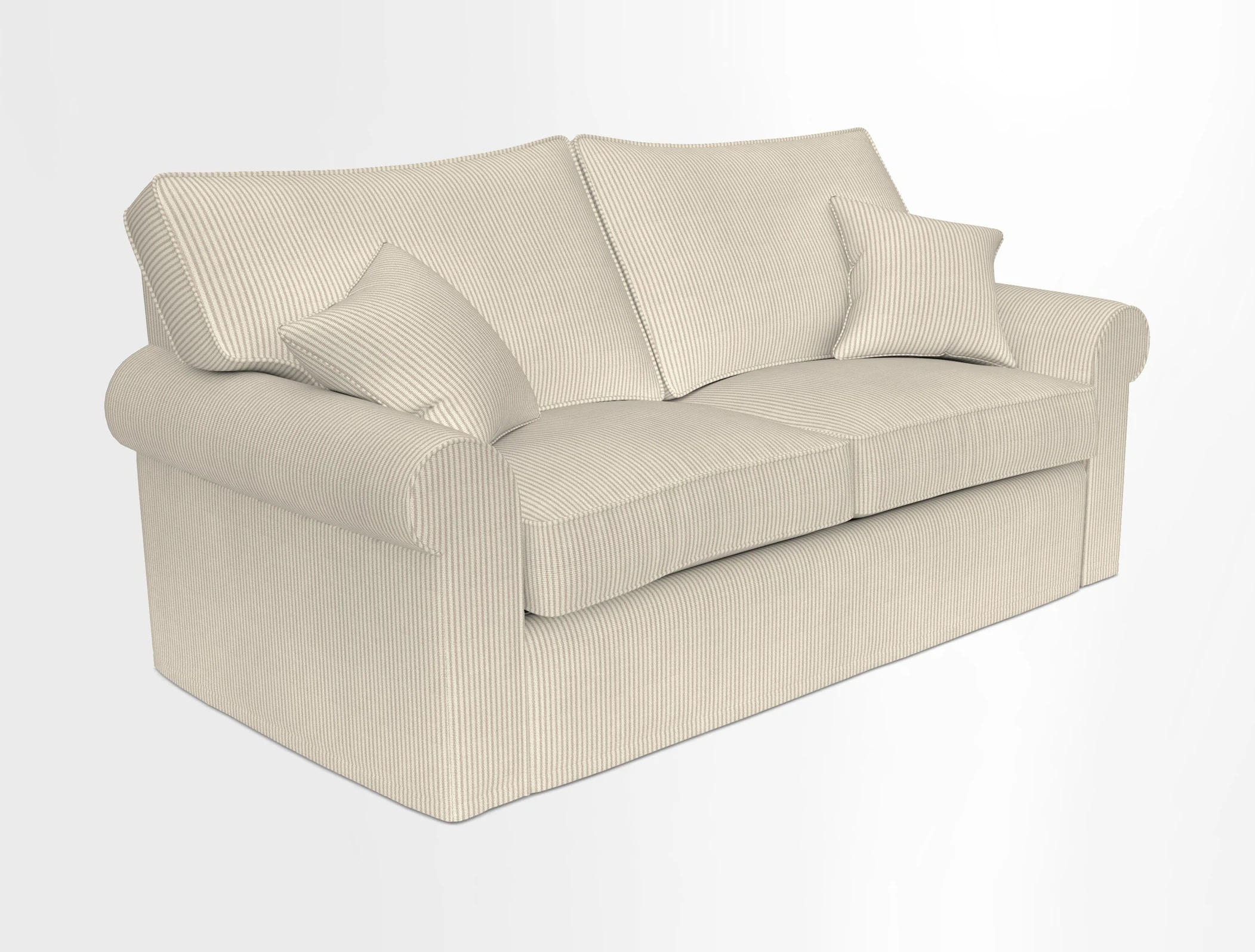 Upperton Sofa Bed in Floral Linen Even So Verde