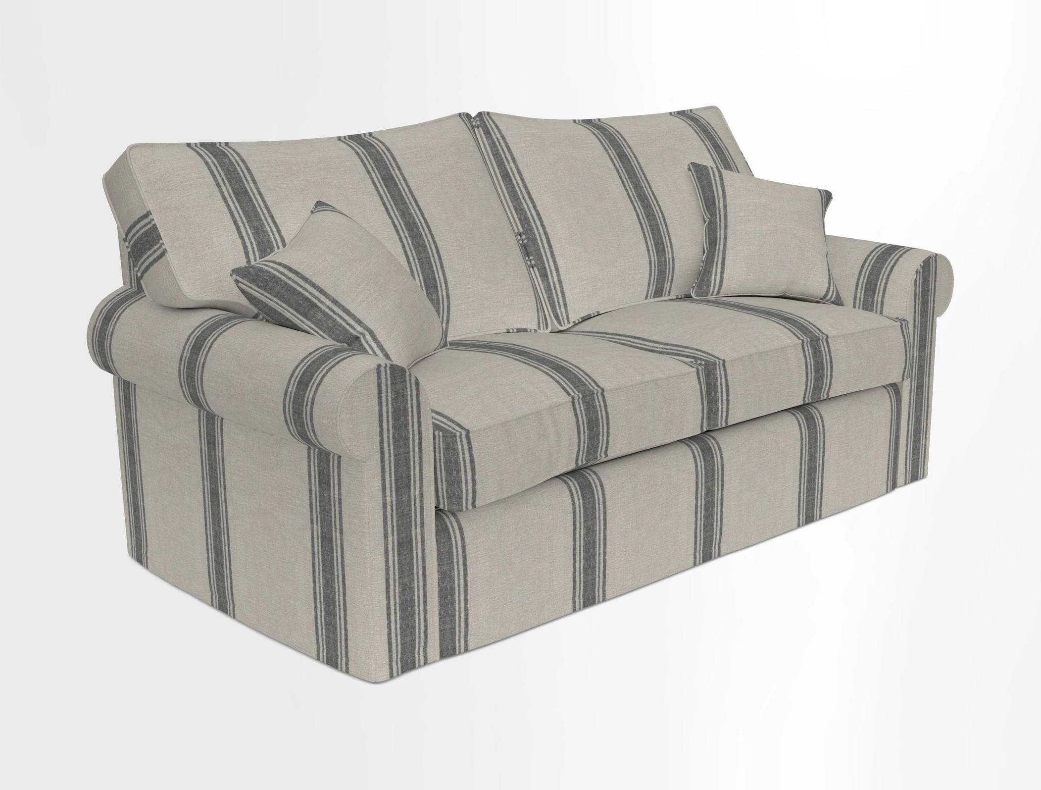 Upperton Sofa Bed in Floral Linen Even So Verde