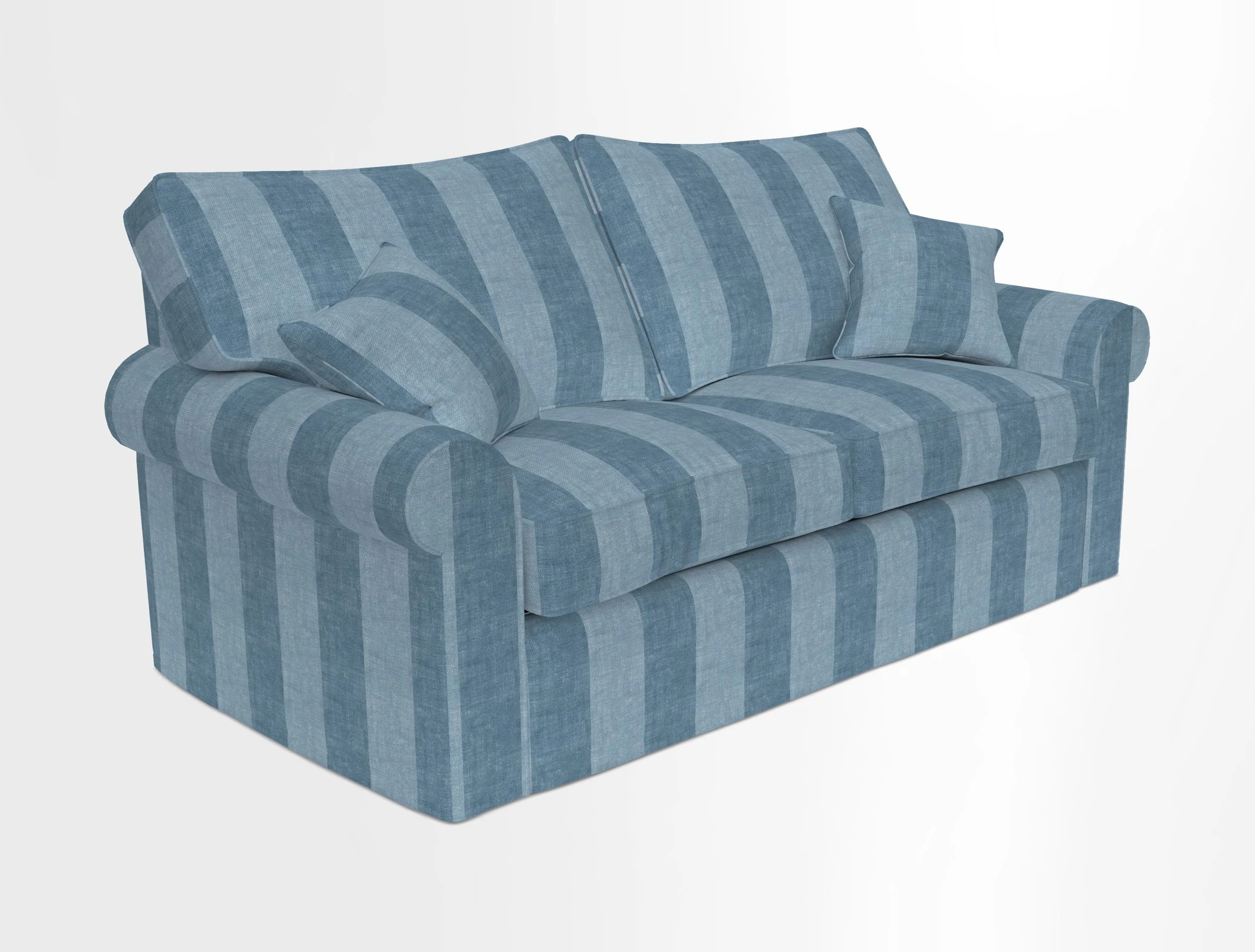 Upperton Sofa Bed in Floral Linen Even So Verde