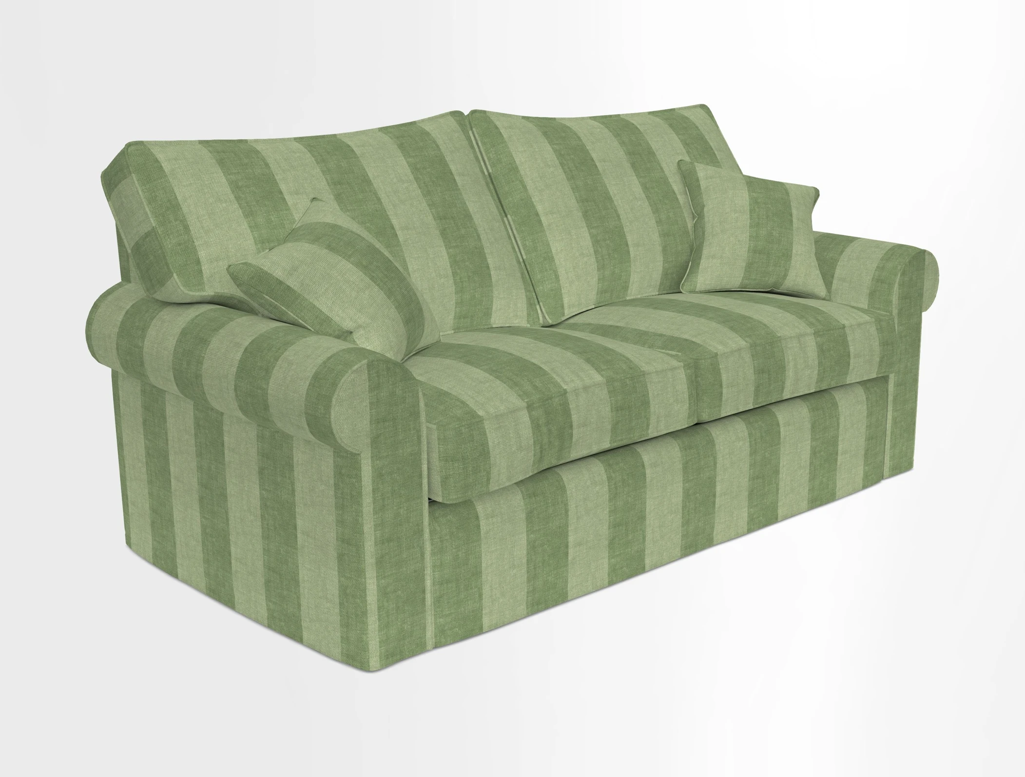 Upperton Sofa Bed in Floral Linen Even So Verde