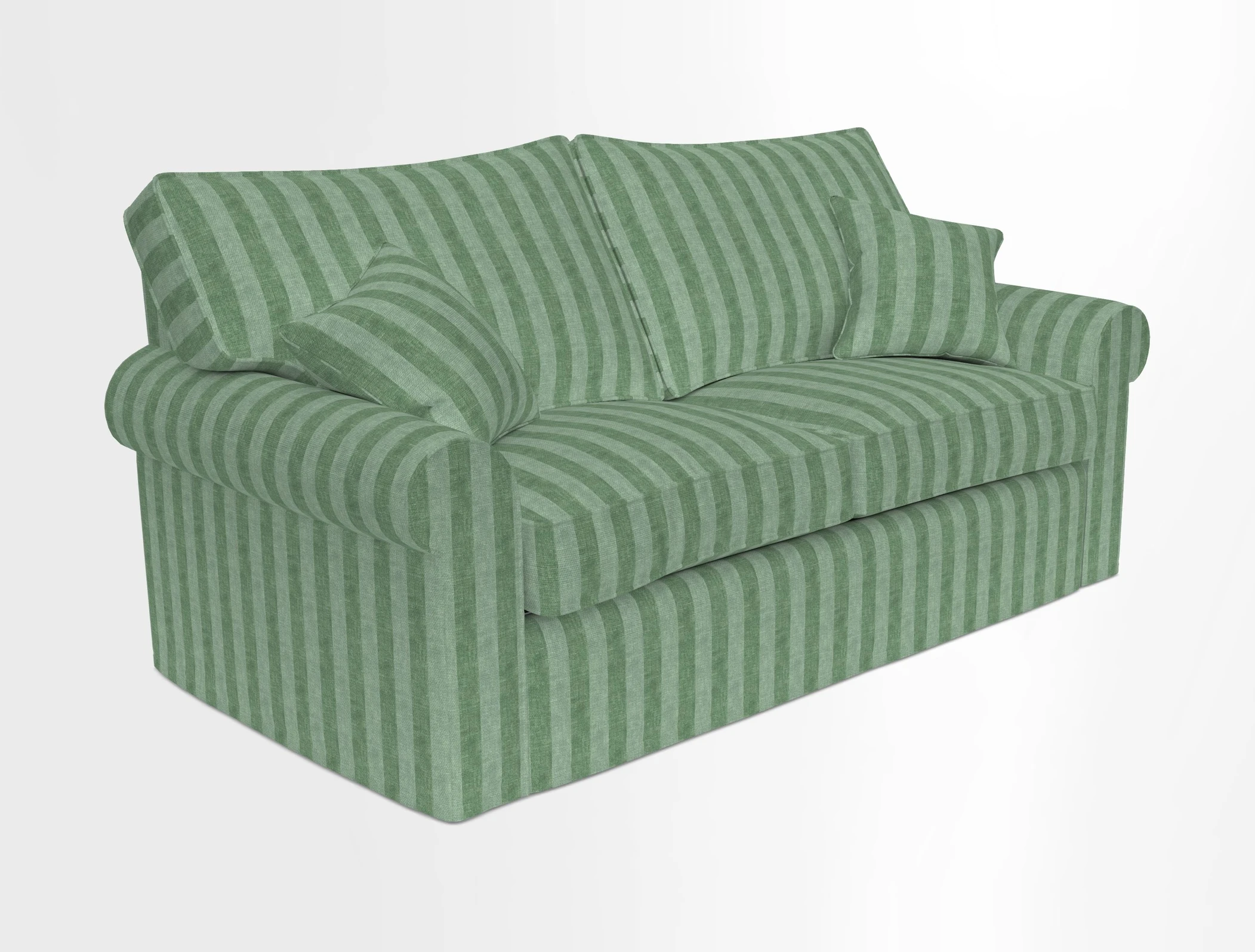 Upperton Sofa Bed in Floral Linen Even So Verde