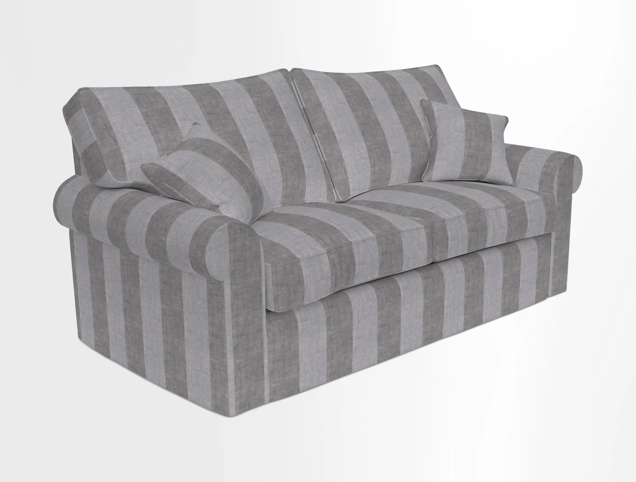 Upperton Sofa Bed in Floral Linen Even So Verde